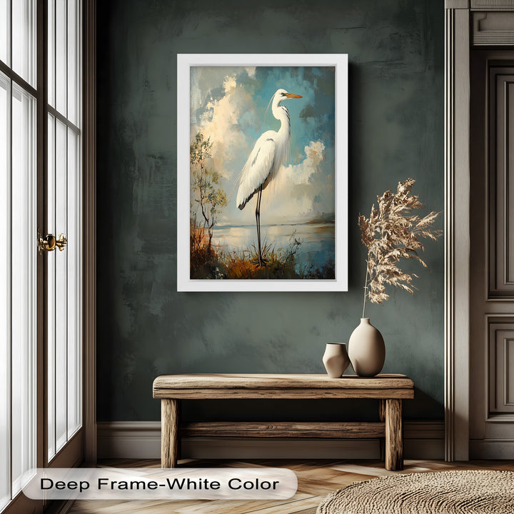 Grace of the Marshlands – Animal Oil Painting
