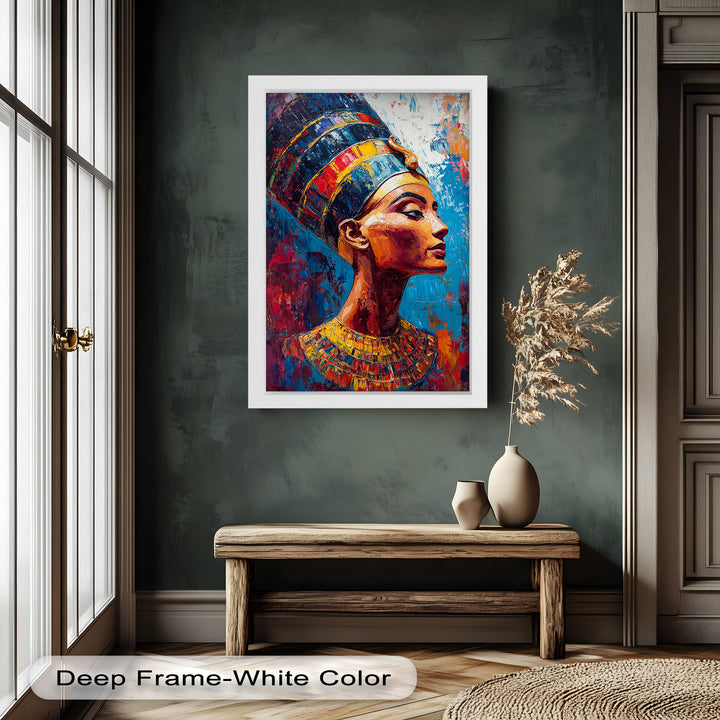 Fauvist Queen – Royal Profile Oil Painting