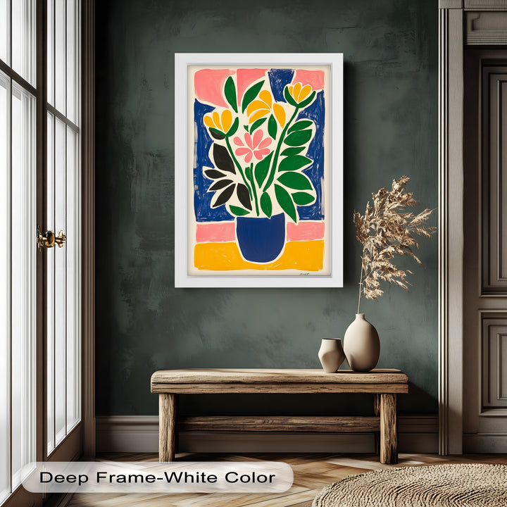 Vibrant Vase Composition – Modern Fauvist Oil Painting