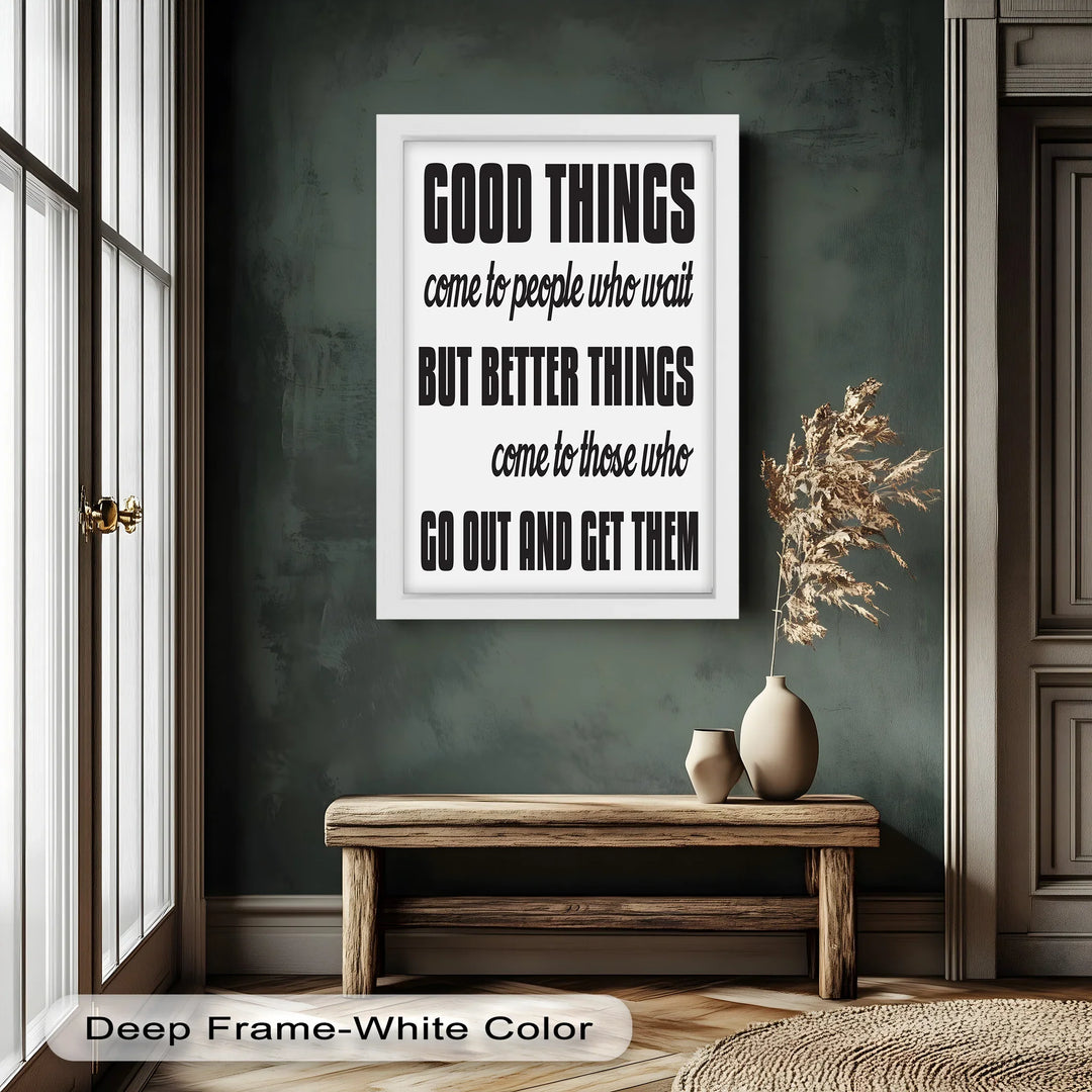 Good Things Come to People Who Wait – Oil Painting - MyPhotoStation