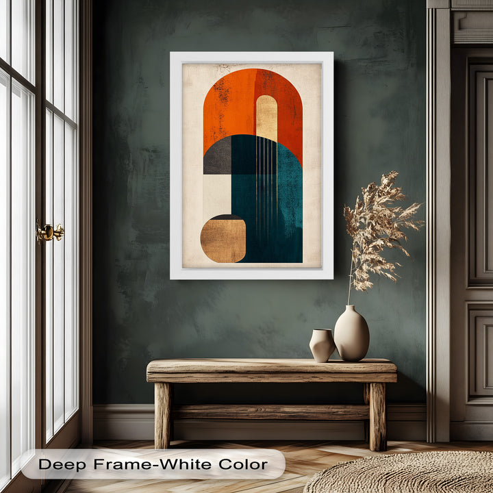 Modern Resonance – Abstract Geometric Oil Painting