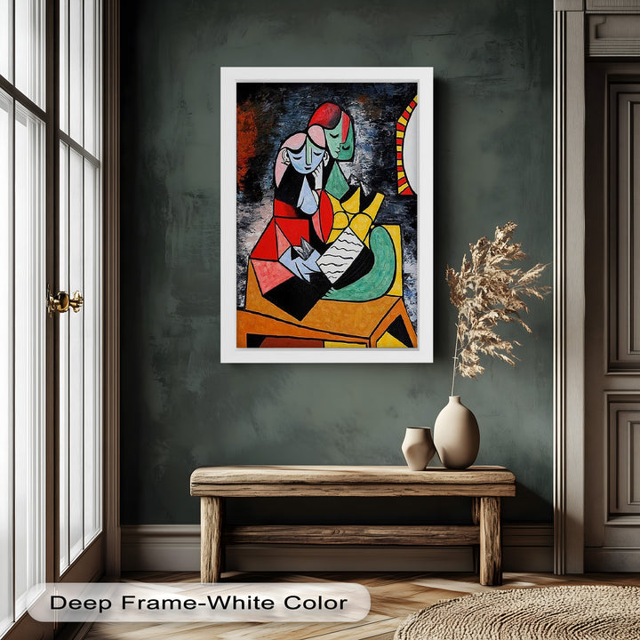 Embrace in Color – Picasso Oil Painting