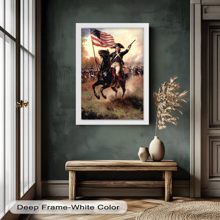 Ride of the Republic – Patriotic Commander Oil Painting