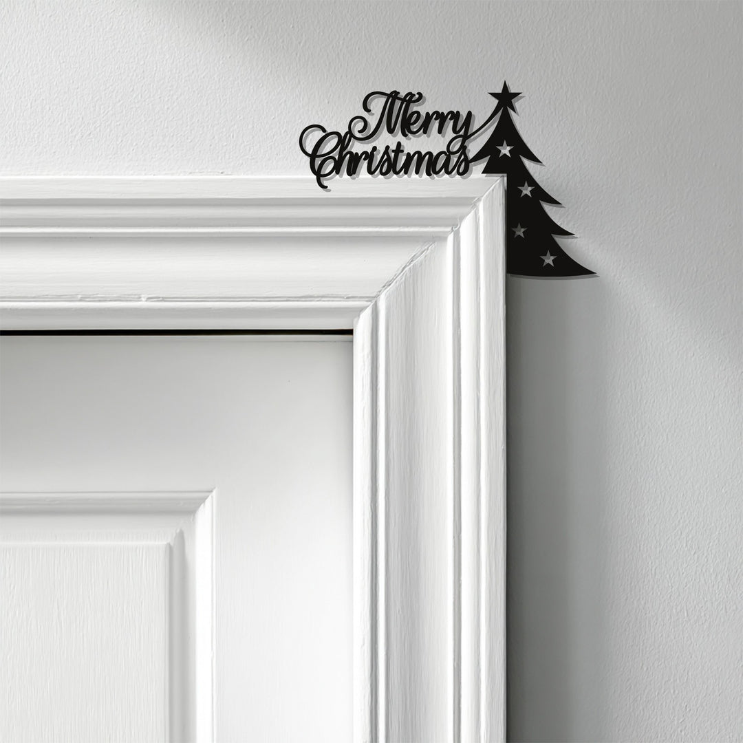 شجرة عيد الميلاد المجيد – ديكور معدني للمدفأة