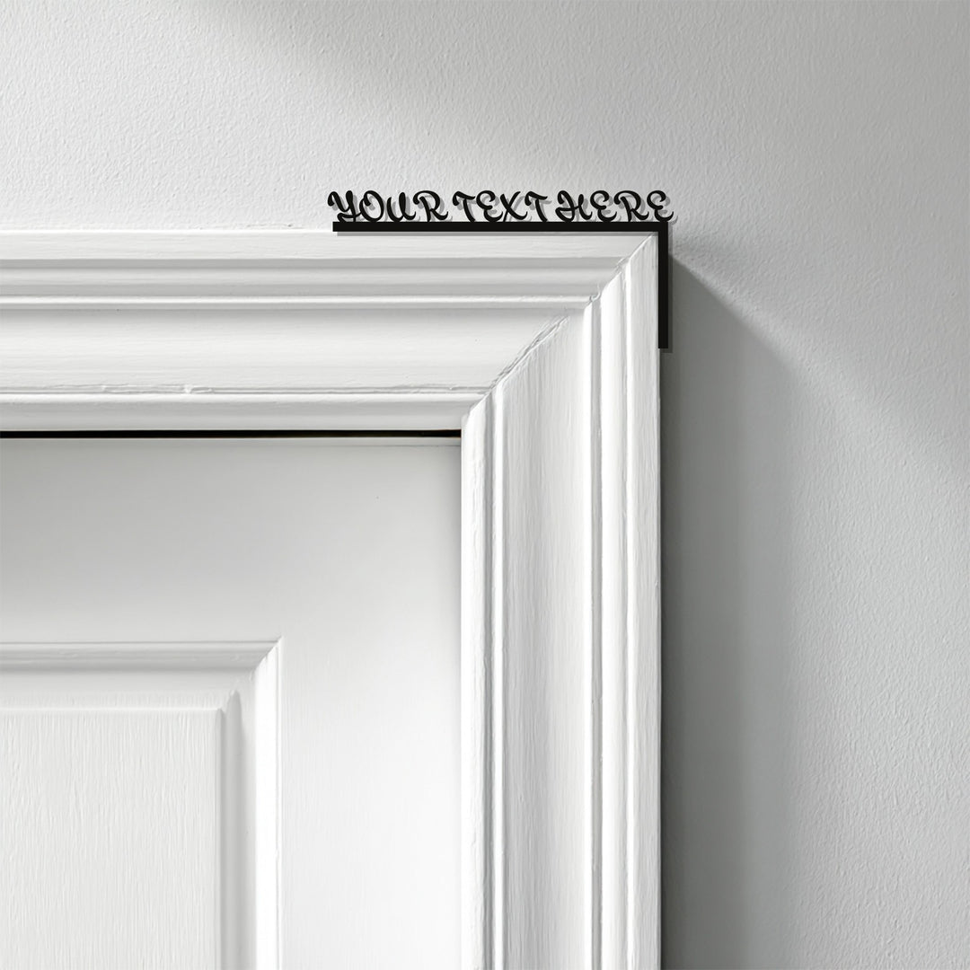 أناقة شخصية – نص مخصص فن جداري معدني