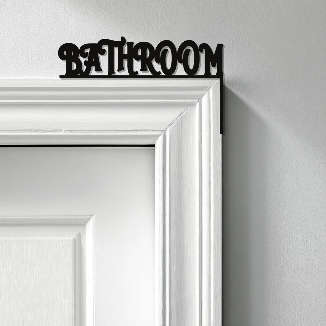 ديكور باب معدني كلاسيكي للحمام