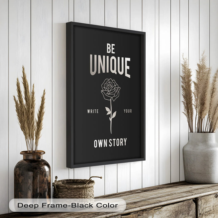 Be Unique – Inspirational Oil Painting - MyPhotoStation