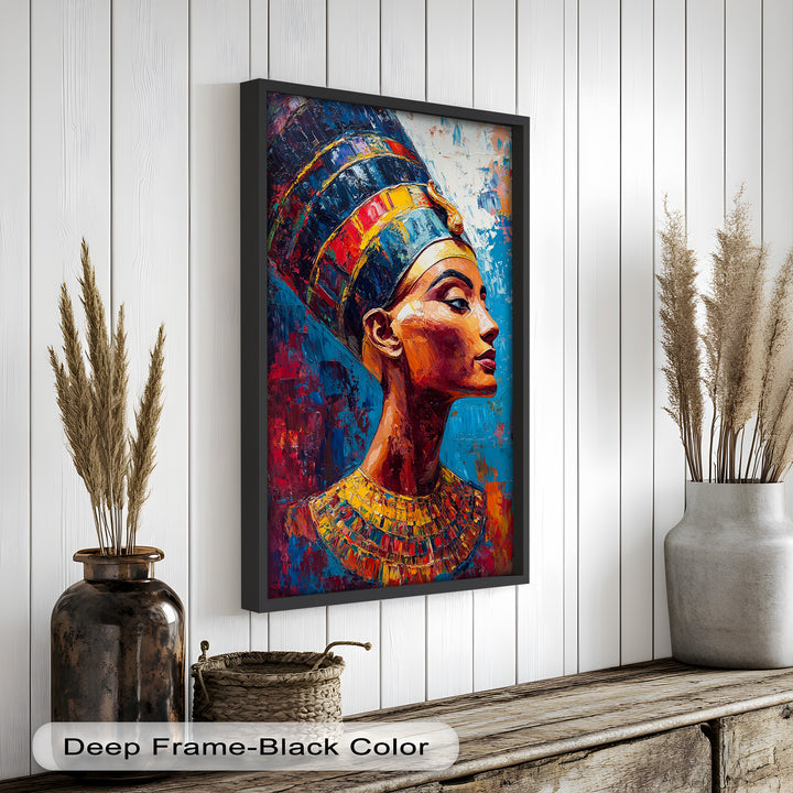 Fauvist Queen – Royal Profile Oil Painting