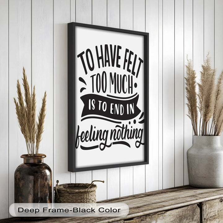 To Have Felt Too Much – Emotional Oil Painting - MyPhotoStation