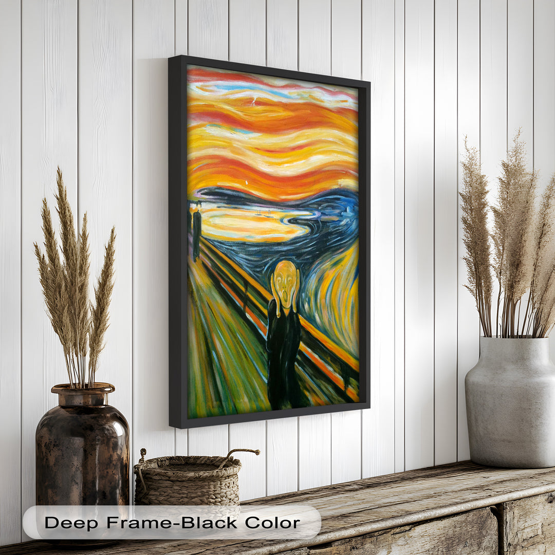 Echo of the Void – Expressionist Angst Picasso Oil Painting