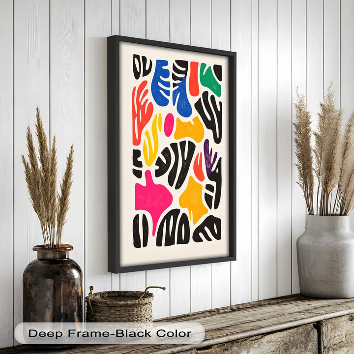 Chromatic Rhythm – Abstract Fauvist Oil Painting - MyPhotoStation