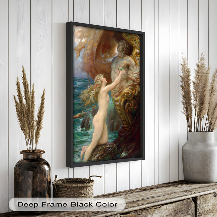 Galatea’s Awakening – Mythological Nude Oil Painting