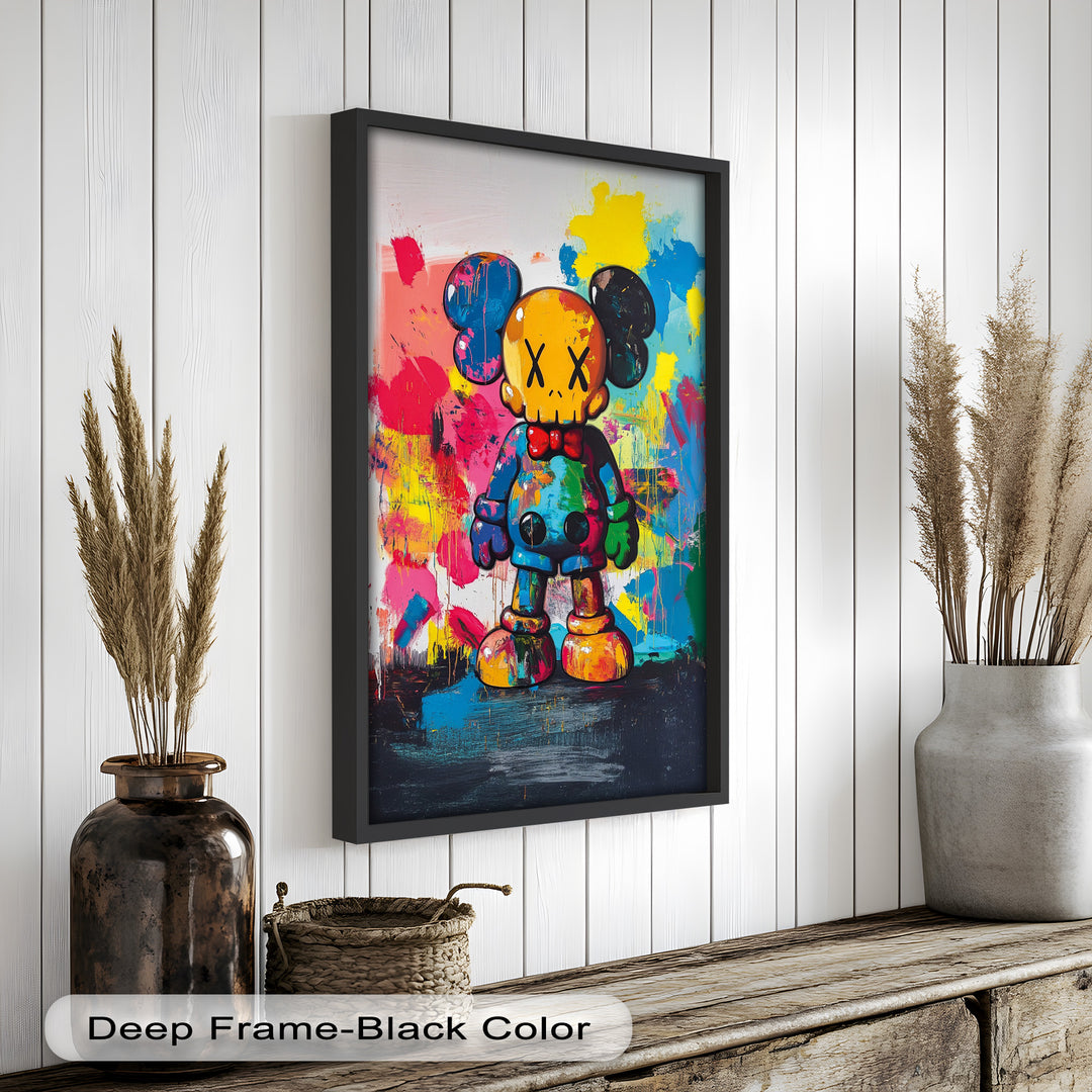 Color Riot Companion – KAWS Oil Painting