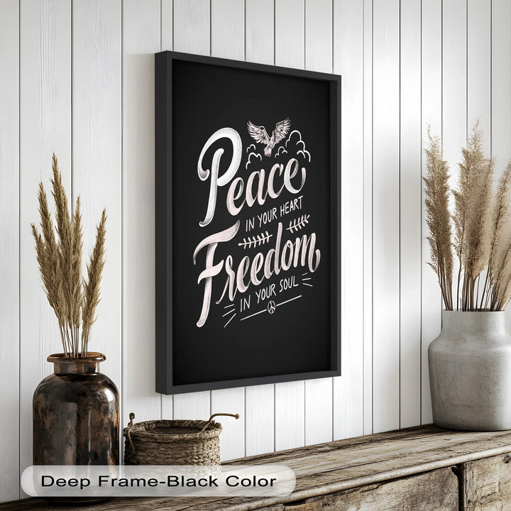 Peace and Freedom Wall Art – Oil Painting - MyPhotoStation