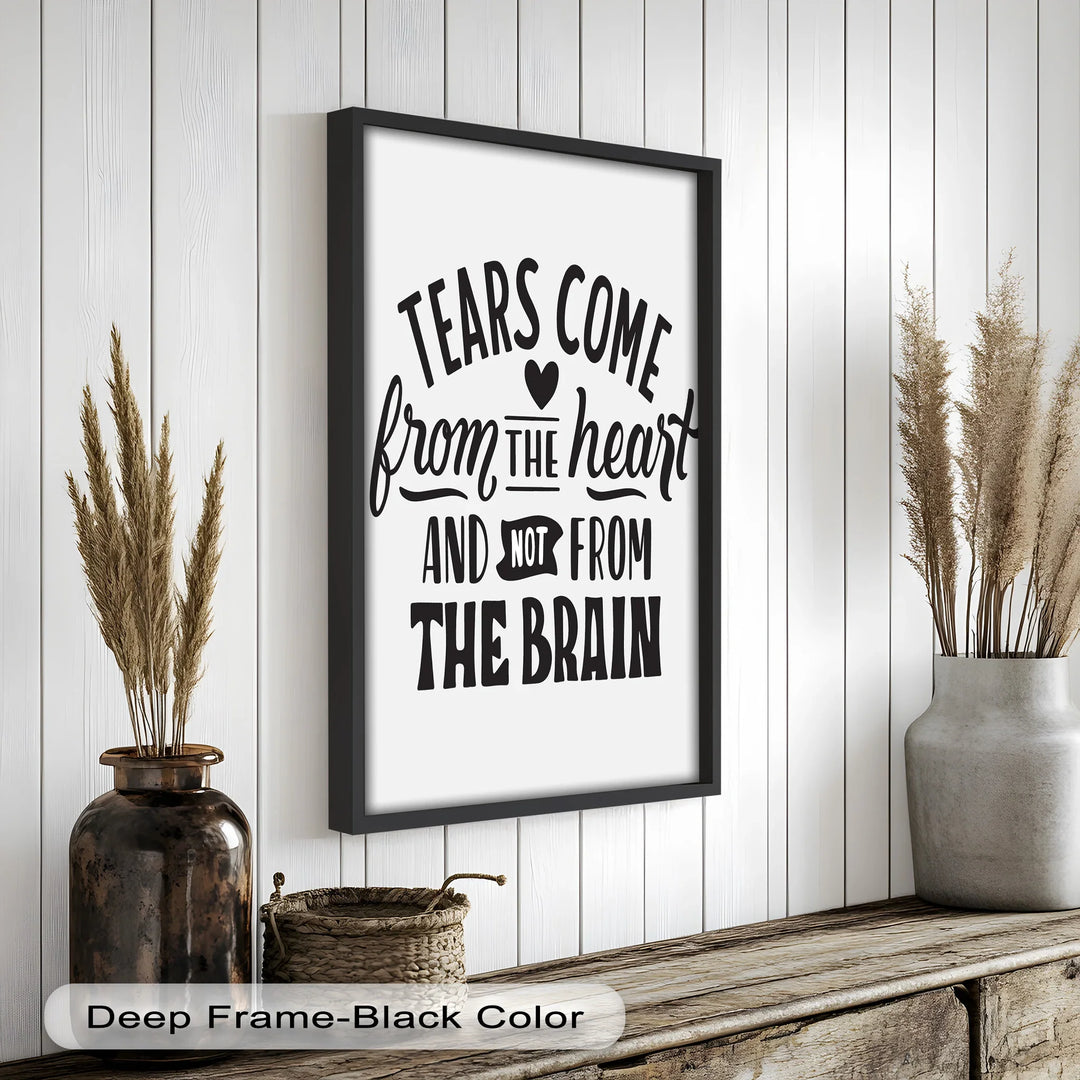Modern Calligraphy Oil Painting – Inspirational Art with Emotional Depth
