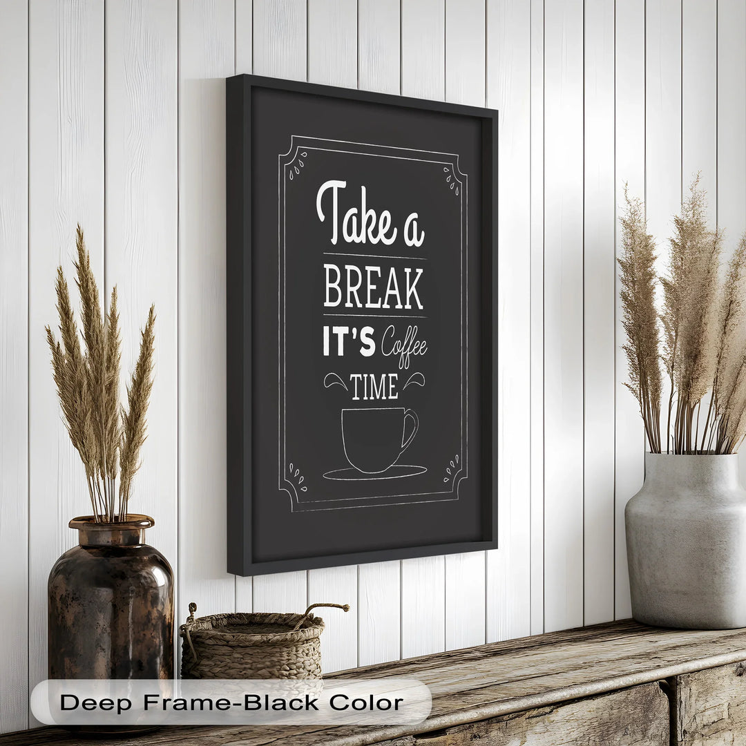 Take a Break – Coffee Time Oil Painting - MyPhotoStation