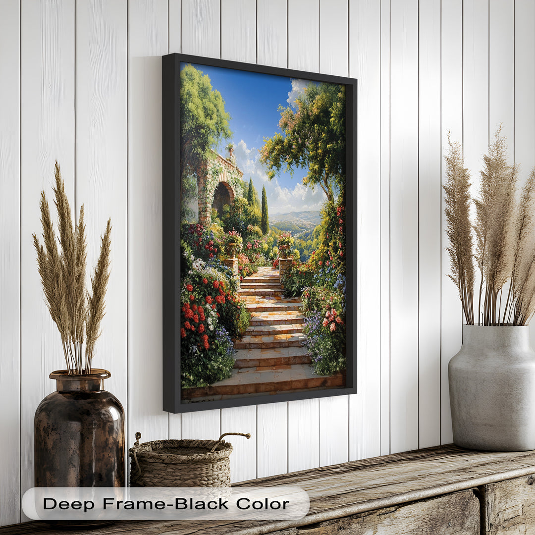 Garden of Eternal Bloom – Renaissance Oil Painting