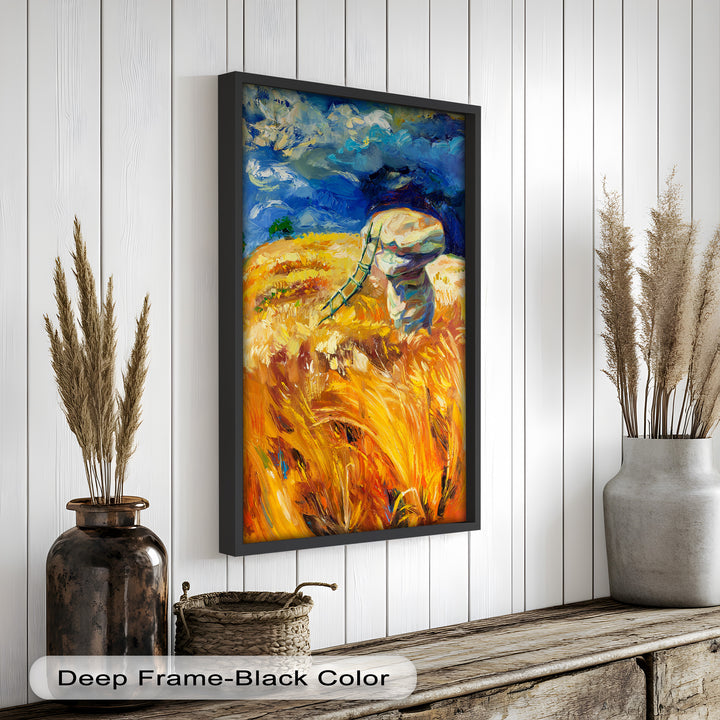 Golden Harvest – Impressionist Oil Painting