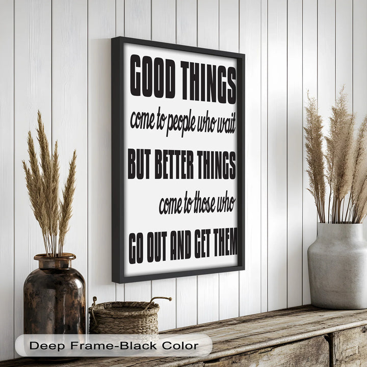 Good Things Come to People Who Wait – Oil Painting - MyPhotoStation