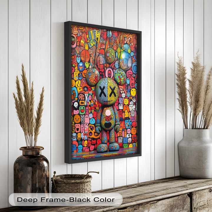 Mosaic Madness – KAWS Oil Painting