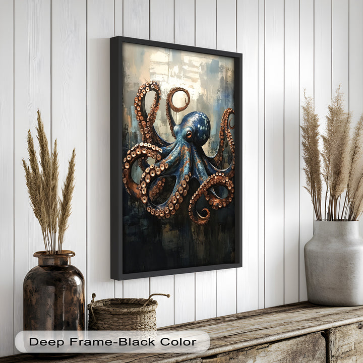 Deep Sea Octopus - Animal Oil Painting