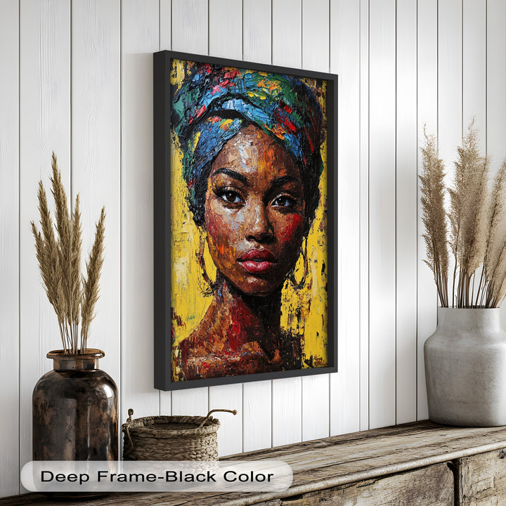 Radiant Soul – Bold Portrait Oil Painting in Fauvist Style