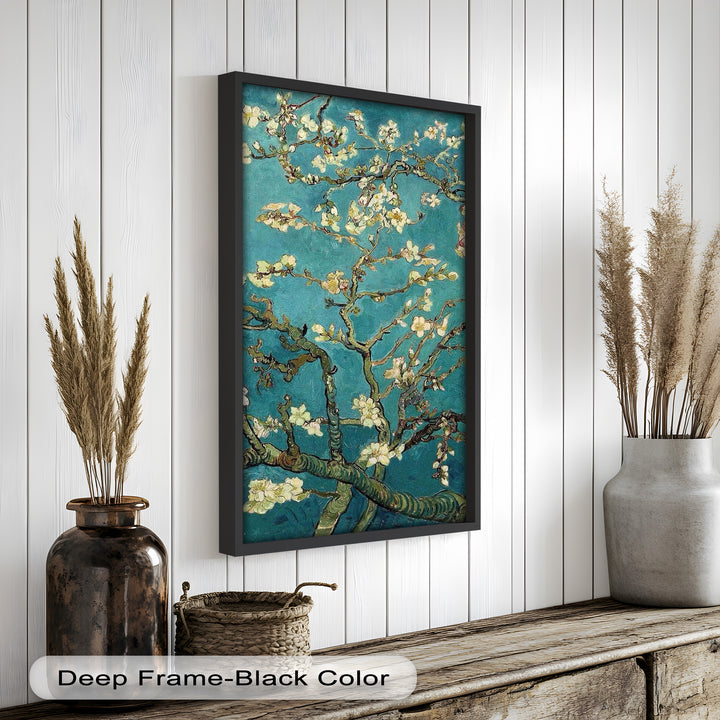Spring Reverie – Blooming Almond Branches Flower Oil Painting