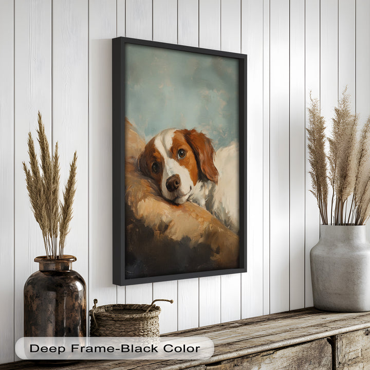 Resting Soul – Loyal Dog Animal Oil Painting
