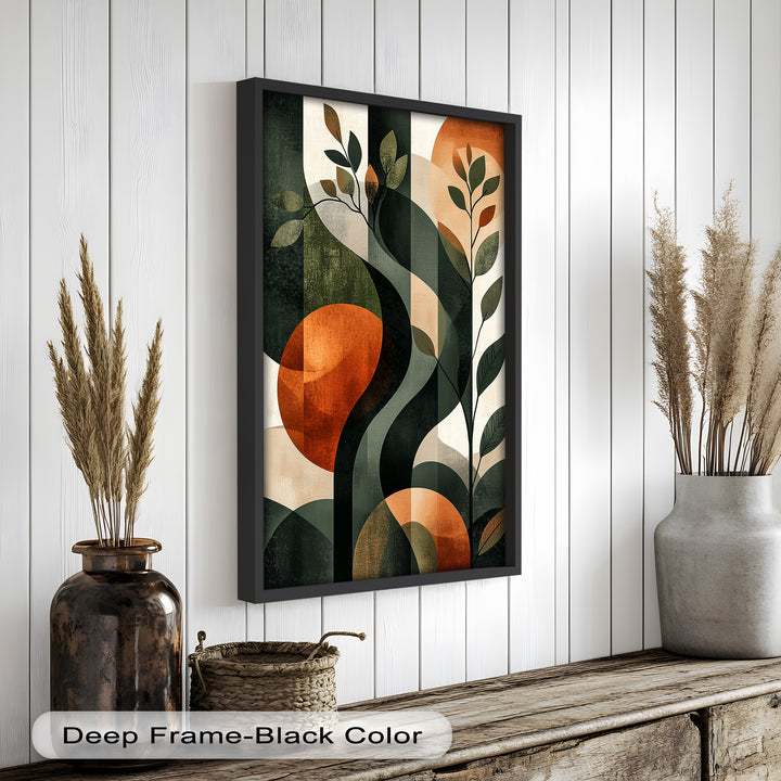 Twilight Grove – Abstract Botanical Oil Painting