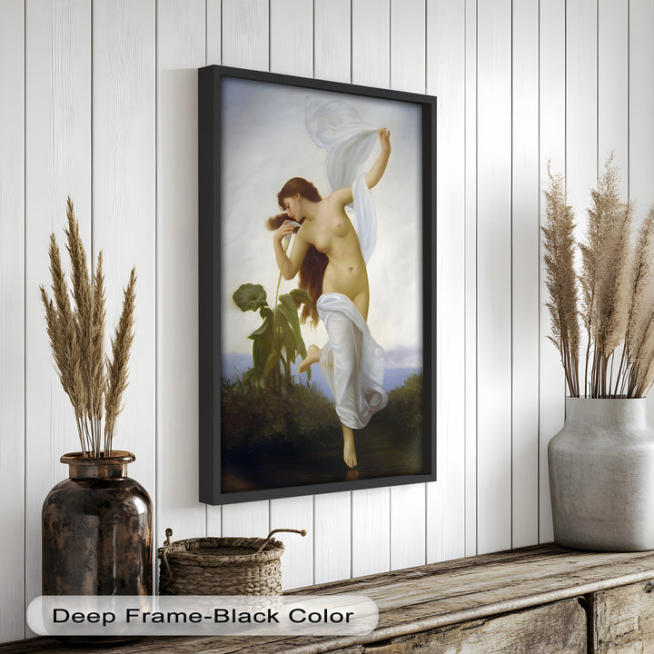 Whispers of the Wind – Classical Nude Goddess Renaissance Oil Painting