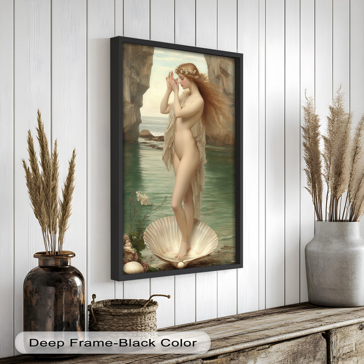 Birth of Grace – Renaissance-Inspired Venus Oil Painting