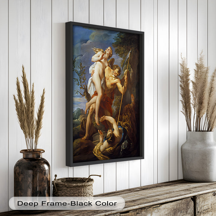 The Seizure of Beauty by Time – Mythological Renaissance Nude Oil Painting