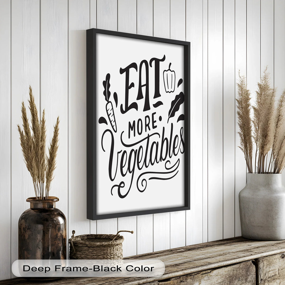 Eat More Vegetables – Modern Oil Painting - MyPhotoStation