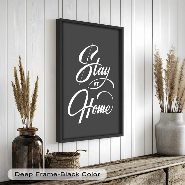 Stay at Home – Modern Oil Painting - MyPhotoStation