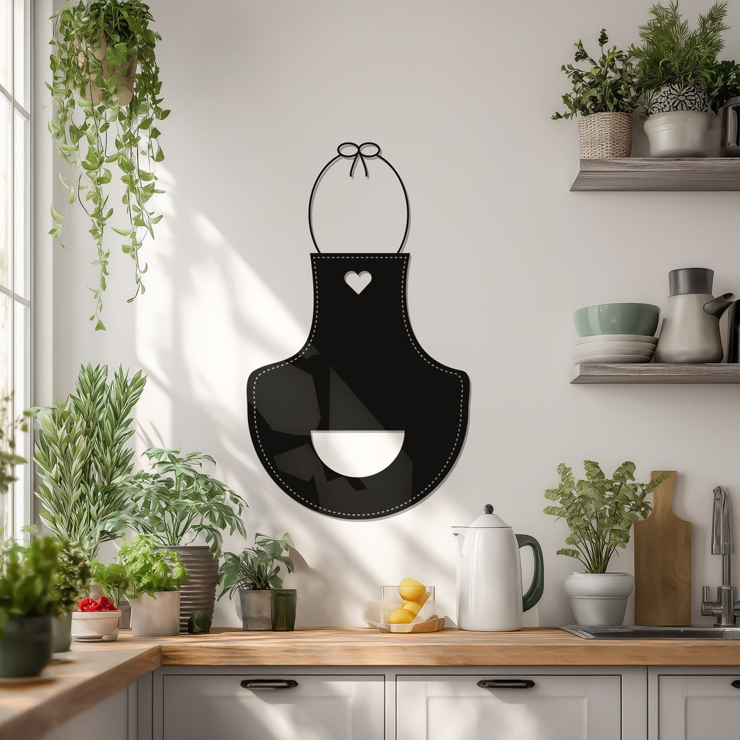 Heart Apron – Kitchen Metal Wall Art