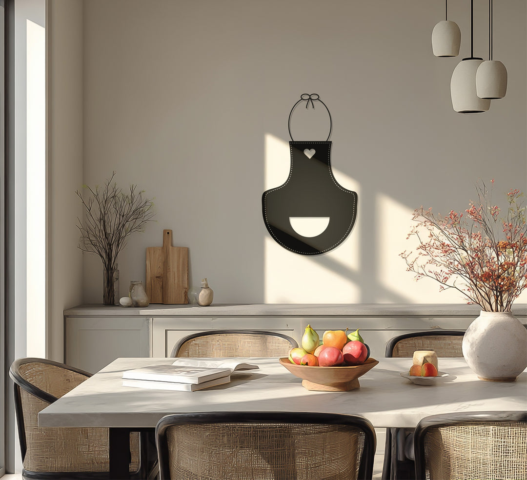 Heart Apron – Kitchen Metal Wall Art