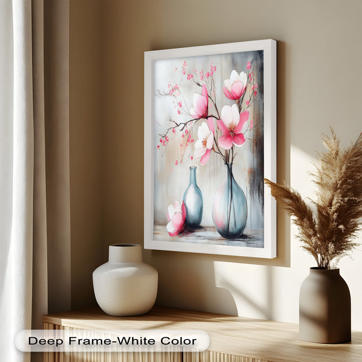 Soft Pink Magnolia - Flower Oil Painting