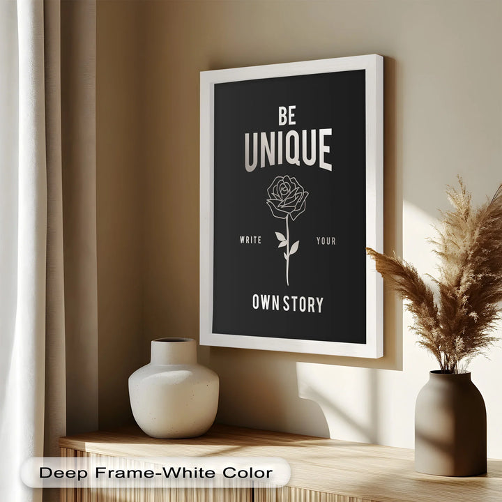 Be Unique – Inspirational Oil Painting - MyPhotoStation