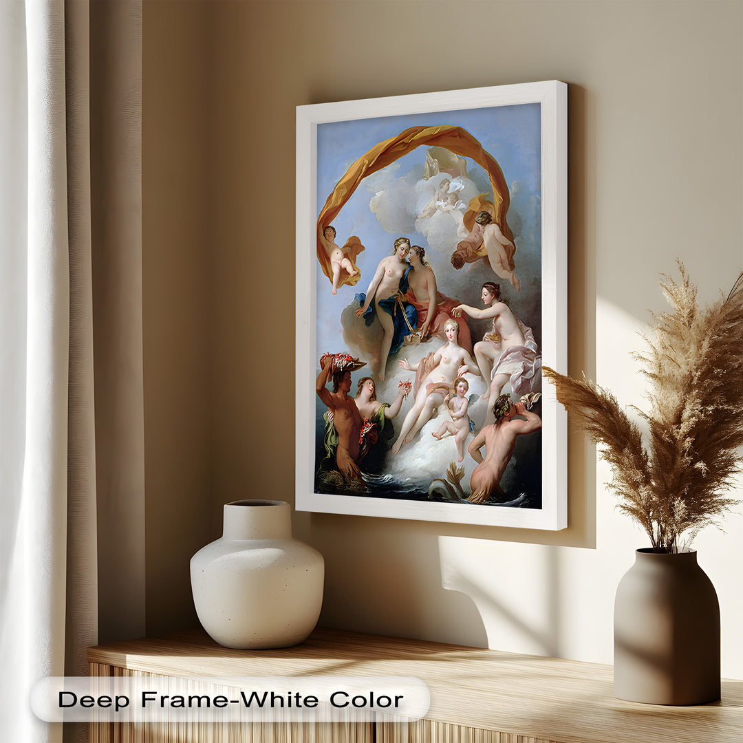 Triumph of Venus – Mythological Renaissance Nude Oil Painting