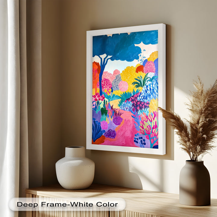 Dreamy Garden Path - Modern Oil Painting