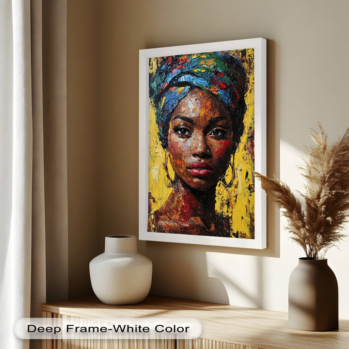 Radiant Soul – Bold Portrait Oil Painting in Fauvist Style