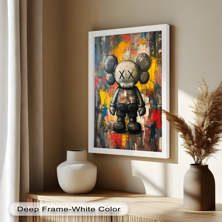 Urban Grit – KAWS Companion Oil Painting