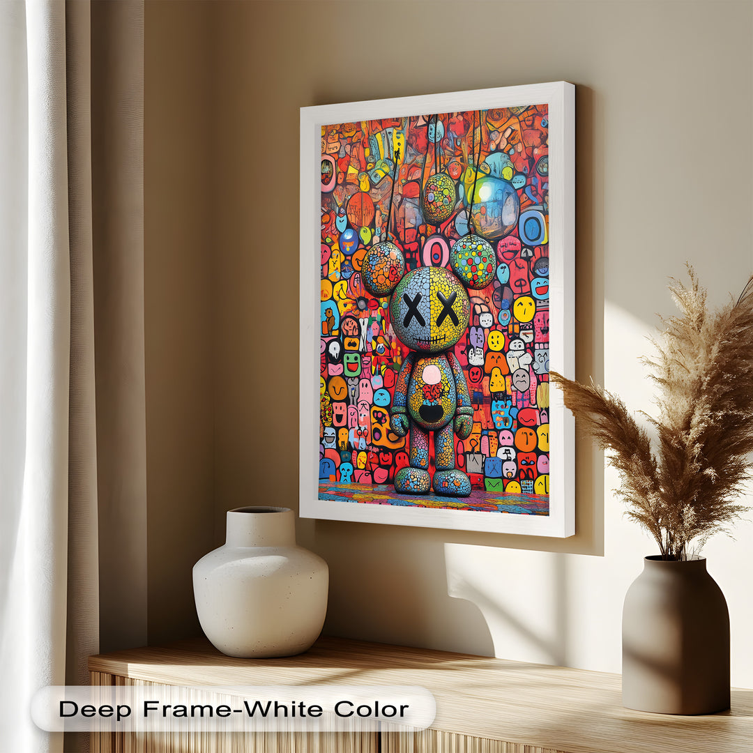 Mosaic Madness – KAWS Oil Painting
