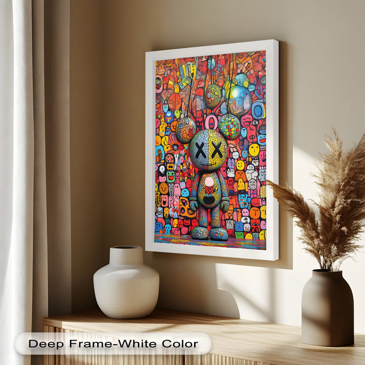 Mosaic Madness – KAWS Oil Painting
