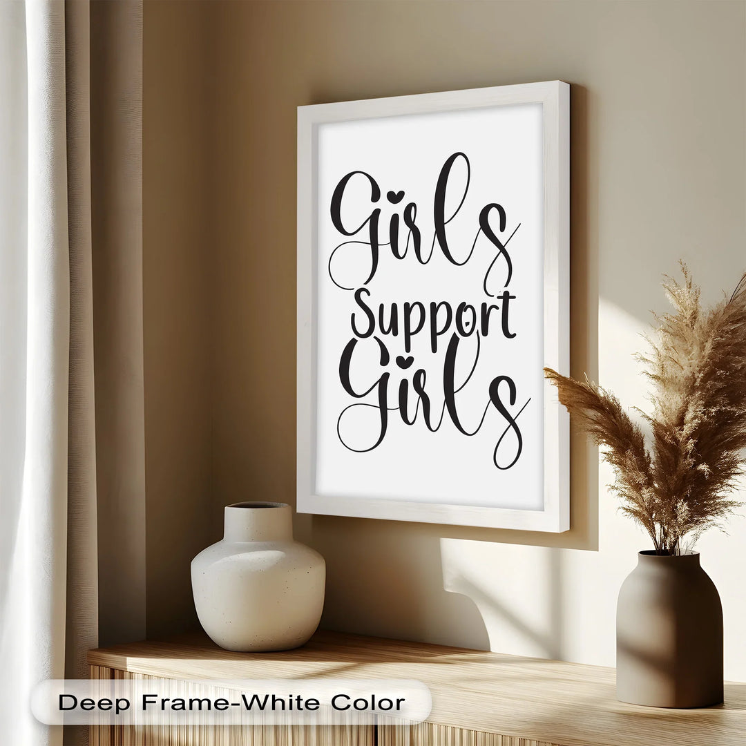 Inspirational Oil Painting for Women – Calligraphy Art with a Message of Unity
