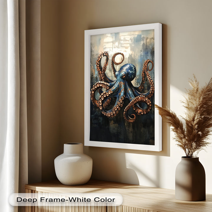 Deep Sea Octopus - Animal Oil Painting