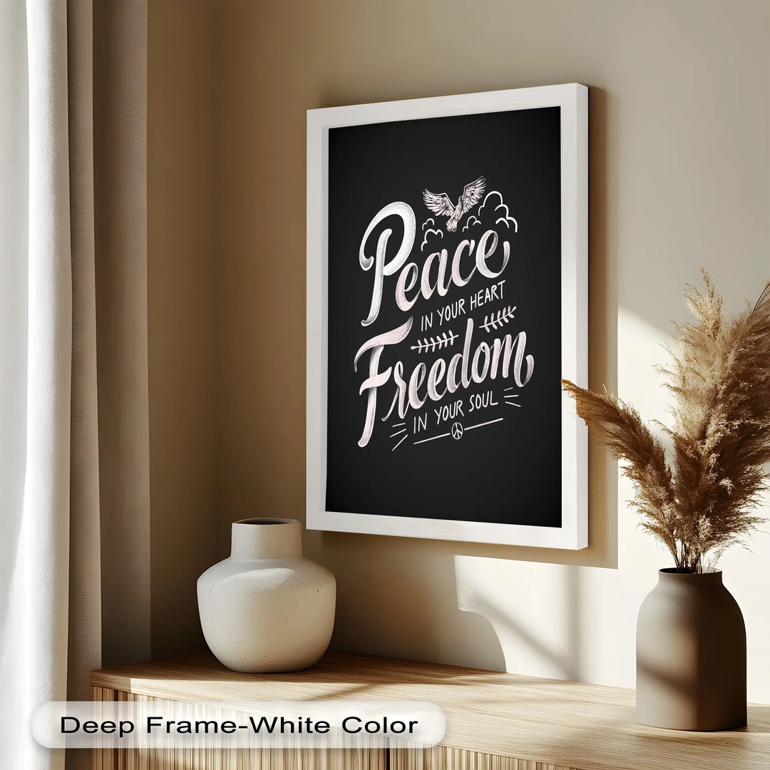 Peace and Freedom Wall Art – Oil Painting - MyPhotoStation