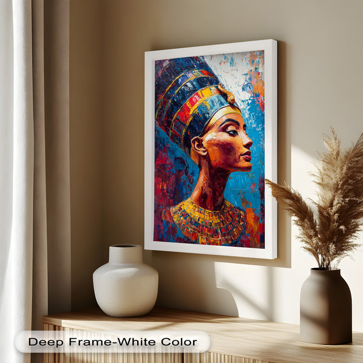 Fauvist Queen – Royal Profile Oil Painting