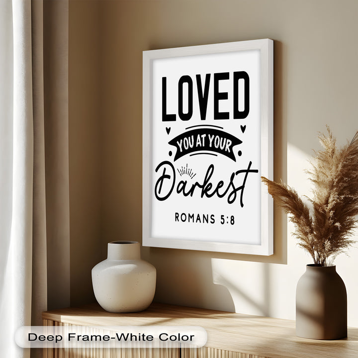Faith-Filled Oil Painting – Elegant Typography Christian Art Piece
