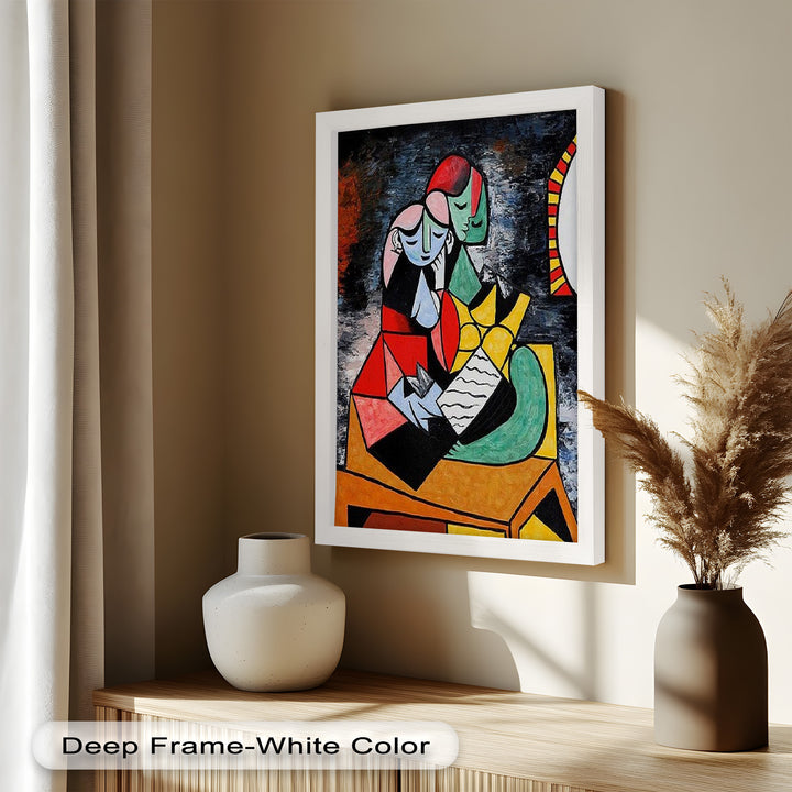 Embrace in Color – Picasso Oil Painting
